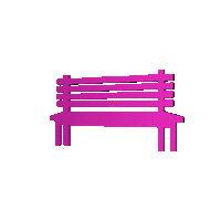 Cutout Park Bench Sticker by Karums