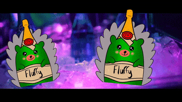 Champagne Hedgehogs GIF