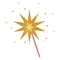 Christmas Sparkle Sticker by PAPEL DE LETRAS