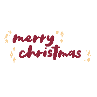 christynletters christmas xmas merry festive Sticker