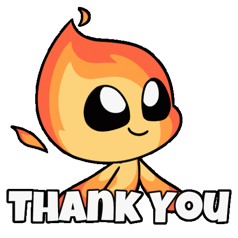 Thank You So Much Sticker by Christophers Genie