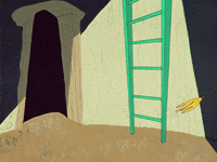 wile e coyote slip GIF