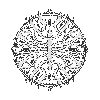 Illustration Life Sticker