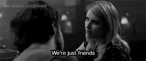 black and white relationship GIF
