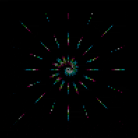1mposter art animation loop 3d GIF