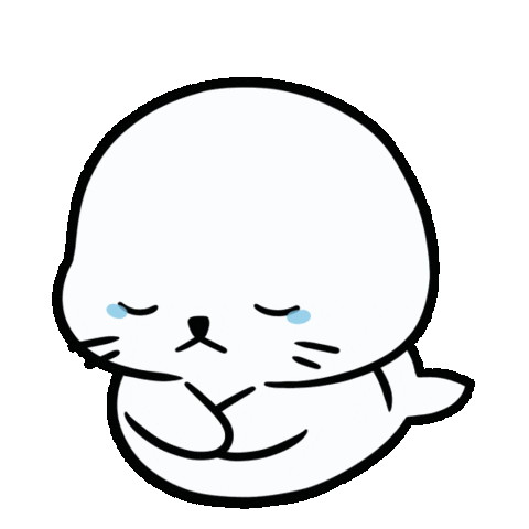 Cry Crying Sticker by Sappy Seals