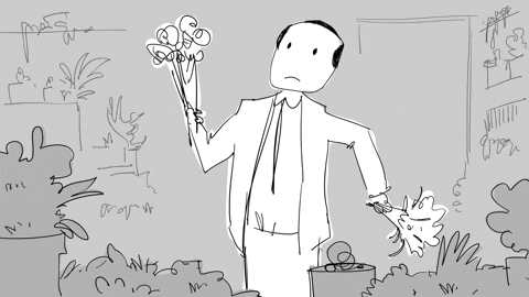 Valentines Day Flowers GIF by CC0 Studios