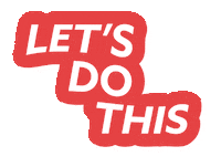 Lets Do This Sticker by Hotwire