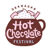 foodietownca hot chocolate kelowna okanagan valrhona Sticker