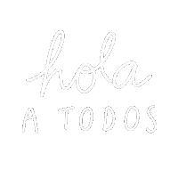 Lettering Hello Sticker by La Agencia Rosa