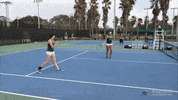 women's tennis wave GIF by GreenWave