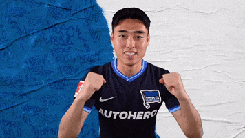South Korea Football GIF by Hertha BSC