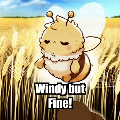 Hat Wind GIF by Beelightened