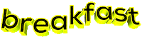 breakfast Sticker