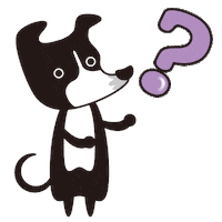 Confused Dog Sticker