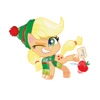 Christmas Holiday Sticker by My Little Pony