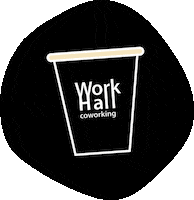 Coffee Work Sticker by Workhall Coworking