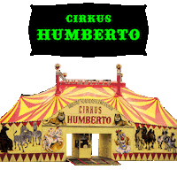 Circus Tent Sticker by Cirkus Humberto