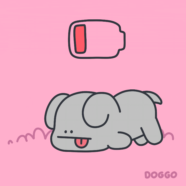 toffersdoggo tired monday sleepy sick GIF