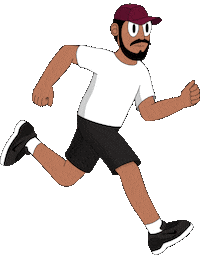 Run Running Sticker by NJoe