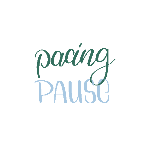 Pause Pacing Sticker by Handbeschriftetes
