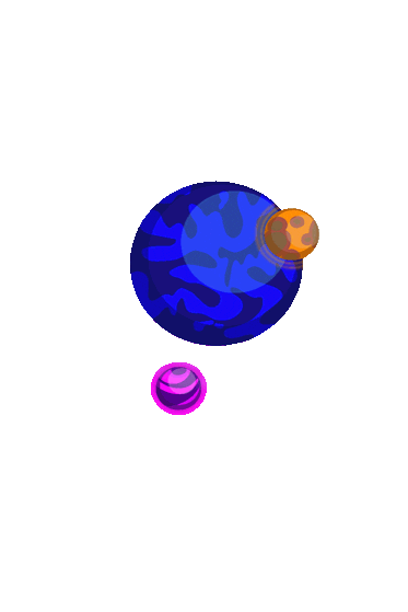 Planet Galaxy Sticker