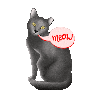 Cat Sticker by THEWOWCHILD+CO