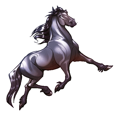 thais-illustration giphyupload animation stickers horse Sticker