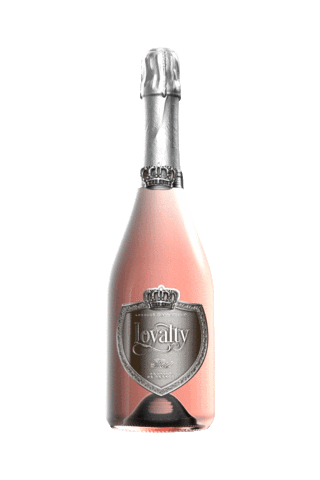 LoyaltyWines giphyupload wine gold rose Sticker
