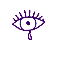 Sad Woman Sticker by CATALINA ESTRADA
