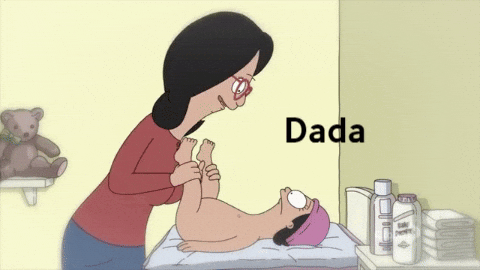 giphygifmaker linda burgers bobs burgers dada GIF