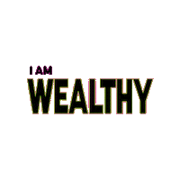 thewealthyqueenmovement wealth wealthy i am wealthy wqm Sticker
