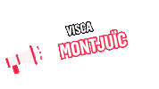 BarcelonaEnComu barcelona bcn ciutat montjuic Sticker