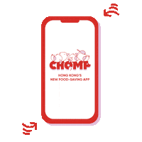 CHOMP-app sustainability ecofriendly zerowaste chomp Sticker