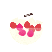 Dessert Strawberry Sticker by sulbingkr