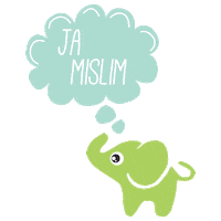 junglebabyrs junglebaby ja mislim Sticker
