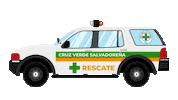 El Salvador Rescue Sticker by Cruz Verde Salvadoreña