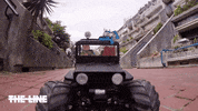 Driving British GIF by The Line Animation