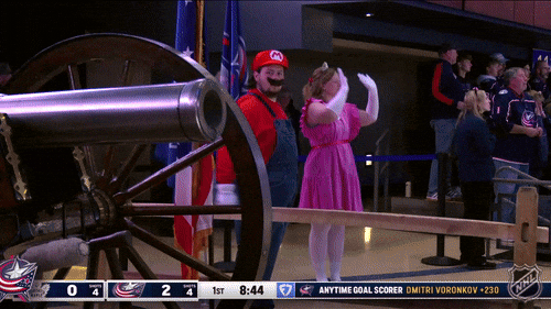 Super Mario Halloween GIF by NHL