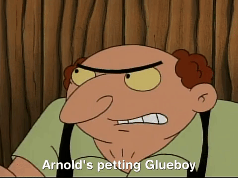 hey arnold nicksplat GIF