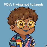 Smirk Trying Not To Laugh GIF by Persona