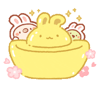 New Year Yearoftherabbit Sticker by BREAD TREE