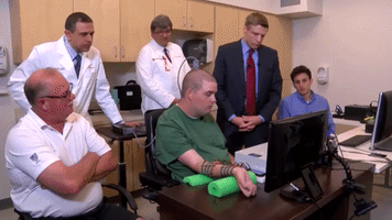 Paralyzed Man Moves Hand Using Neurobridge Technology