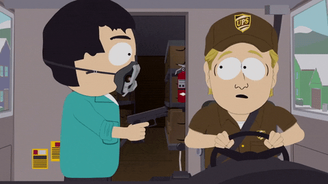 scared hold up GIF by South Park 