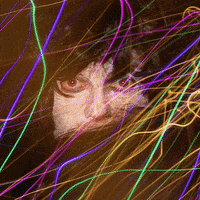 evakosinar art spooky light people GIF
