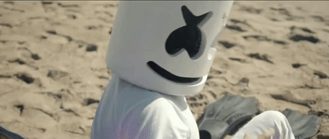 beach check this out GIF by Marshmello
