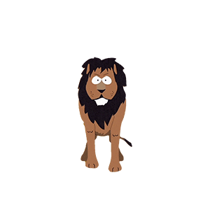 Lion S3E13 Sticker by South Park