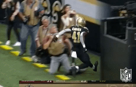new orleans saints football GIF by NFL