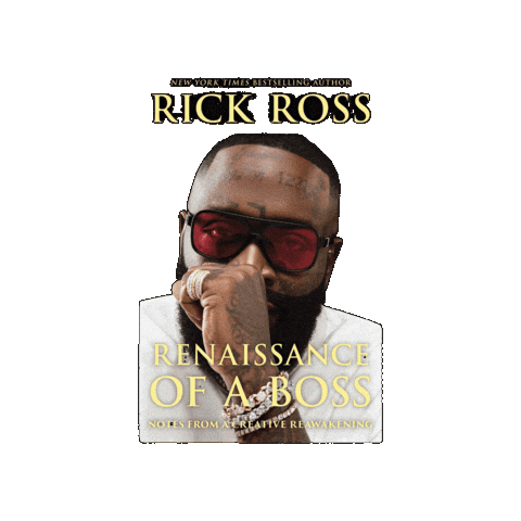 Rick Ross Boss Sticker by Rick Ross Car Show