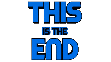 This Is The End Sticker by OpticalArtInc.